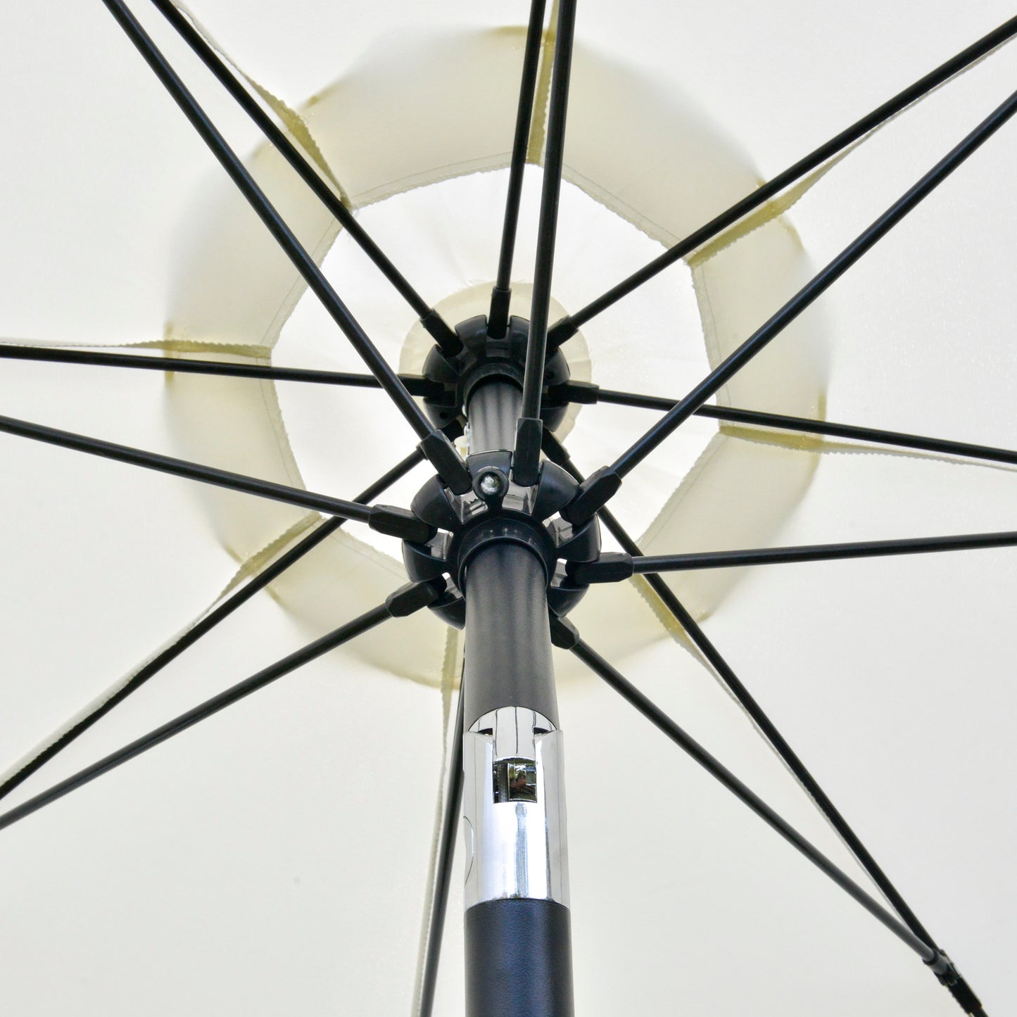 Outsunny ?2.6M Umbrella Parasol-Cream White