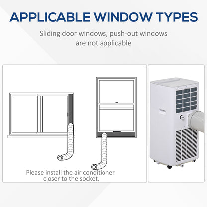 A Rated 7,000 BTU 4-In-1 Portable Dehumindifier With Remote & 24 Hour Timer by Homcom