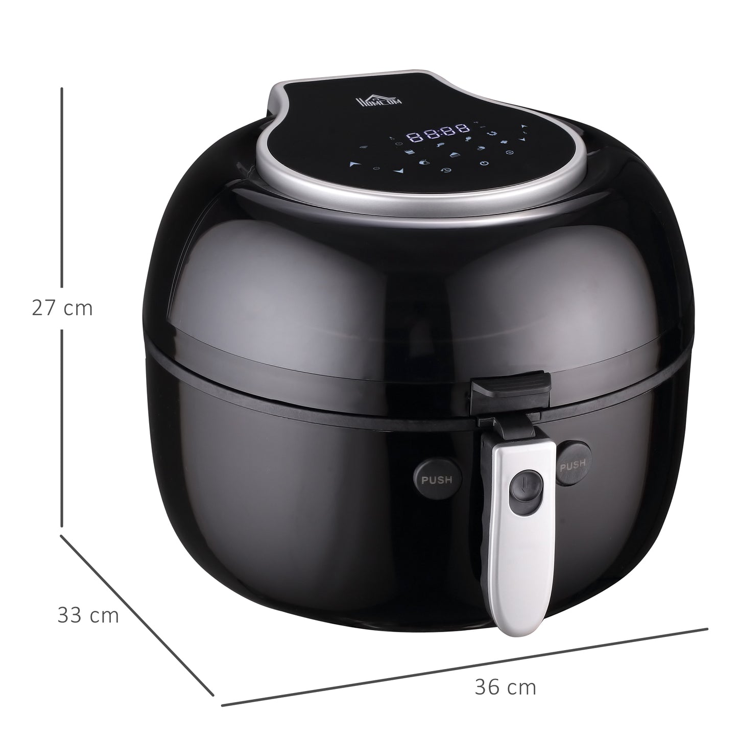 Homcom 7L Digital Air Fryer Oven with Air Fry