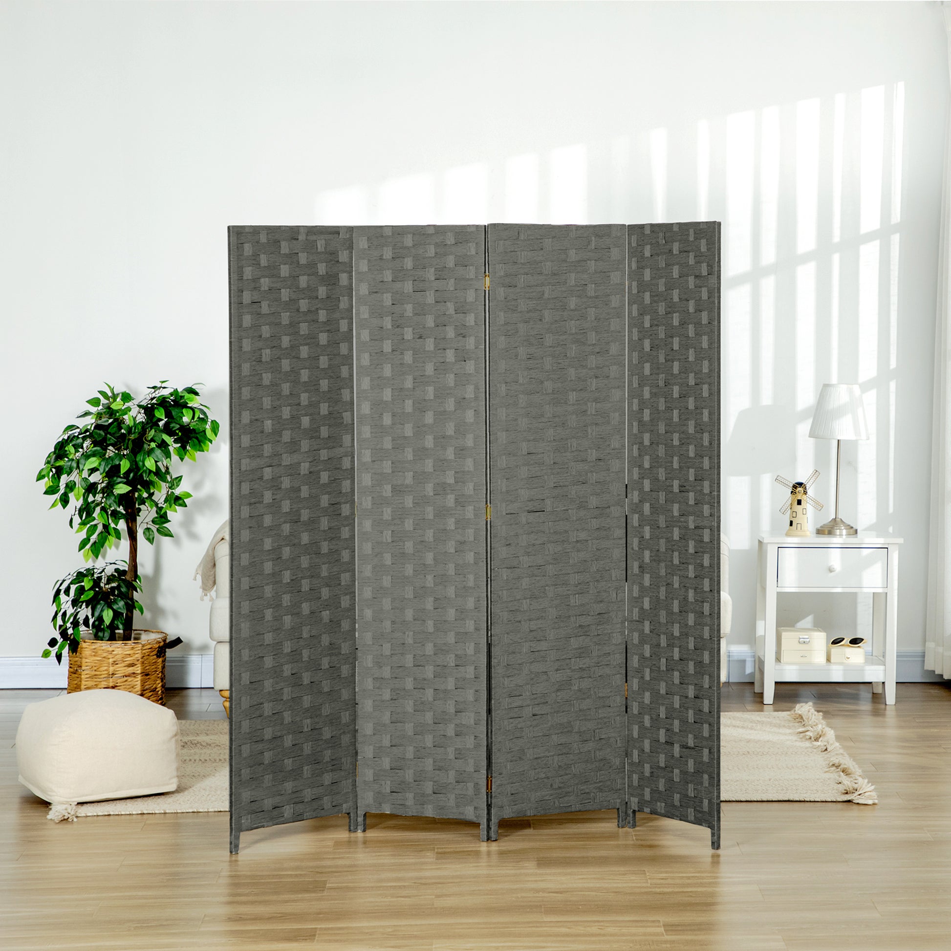 Homcom 4-Panel Room Dividers