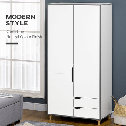 Homcom Wardrobe with 2 Doors