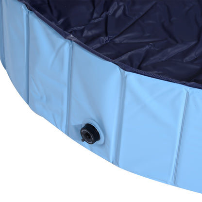 PawHut ?140 x 30H cm Pet Swimming Pool-Blue