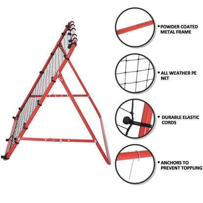 Homcom Rebounder Net W/PE Mesh Metal Tube