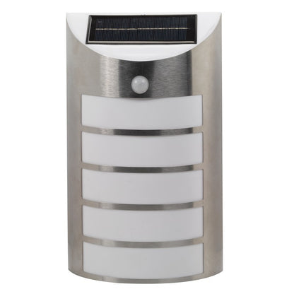 Solar Garden Security Wall Light 5 White LED - 26.5cm by Smart Solar