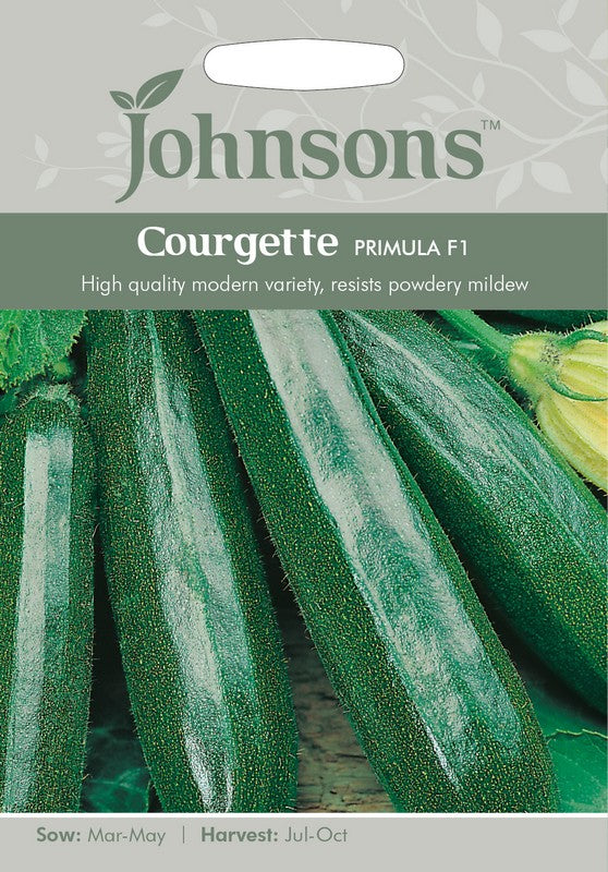 Johnsons Courgette Primula F1 Seeds