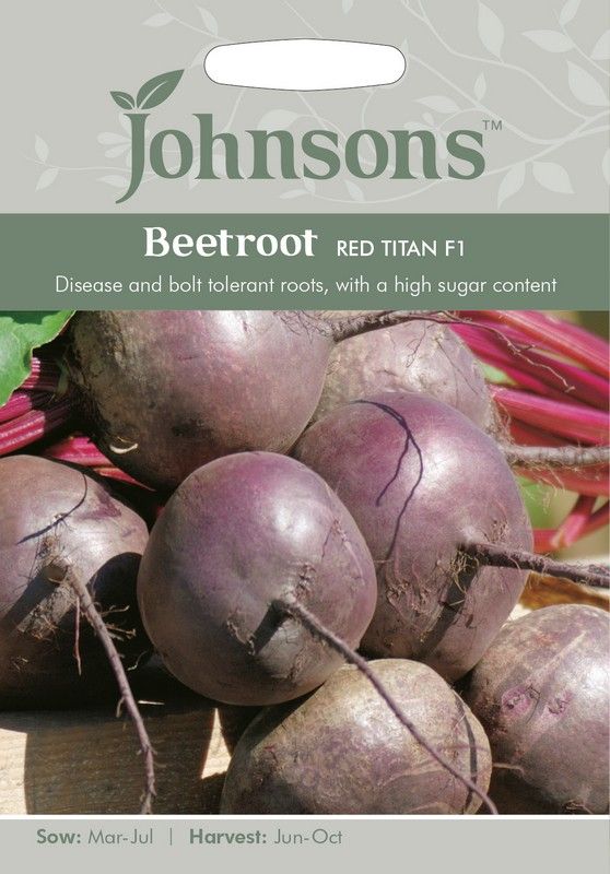 Johnsons Beetroot Red Titan F1 Seeds