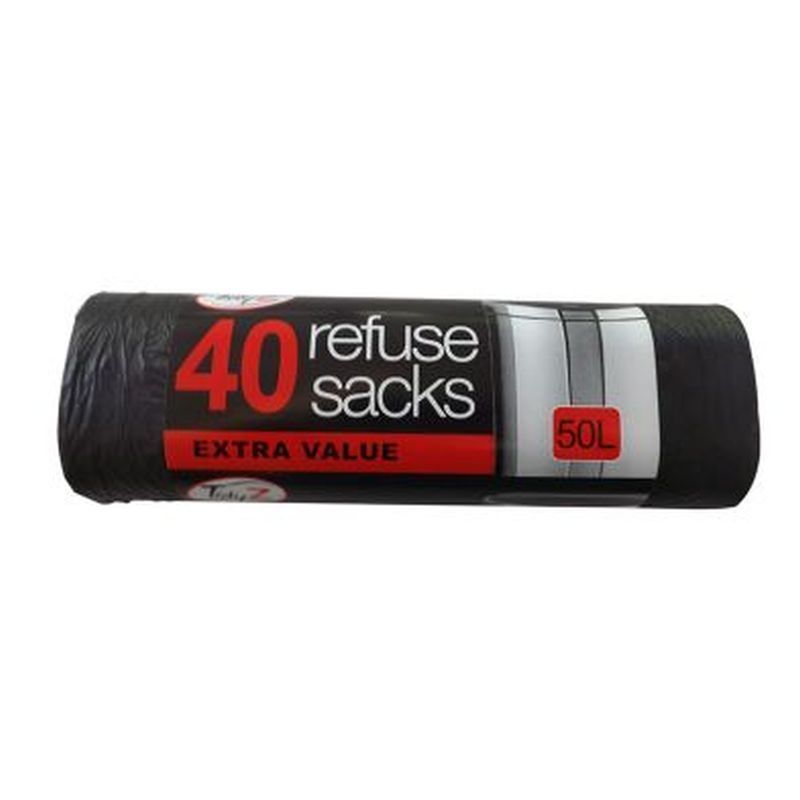 40 Extra Value Refuse Sacks (50 Litre)