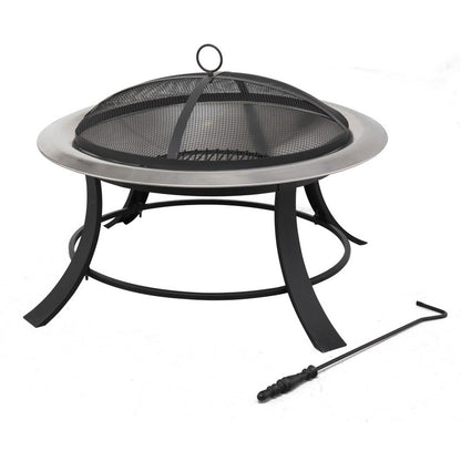 Silver City Garden Outdoor Fireplace by Tepro