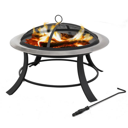 Silver City Garden Outdoor Fireplace by Tepro