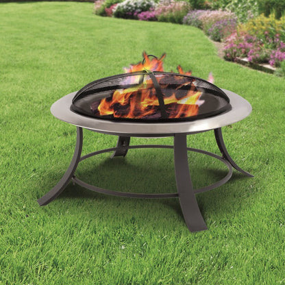 Silver City Garden Outdoor Fireplace by Tepro