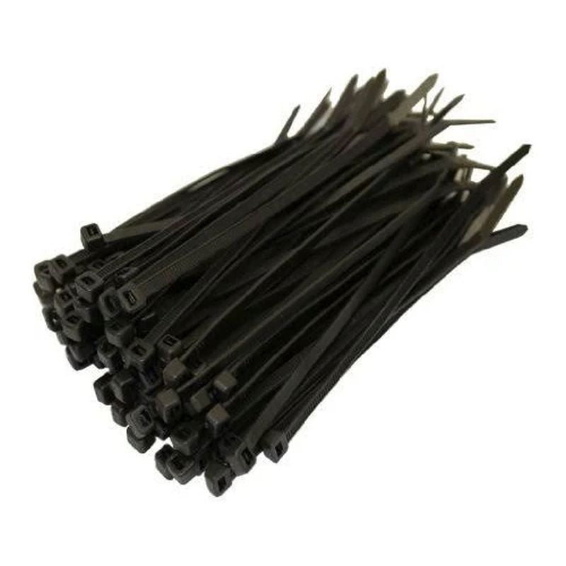 50 Pack 12 Inch Black Cable Ties 4.8mm