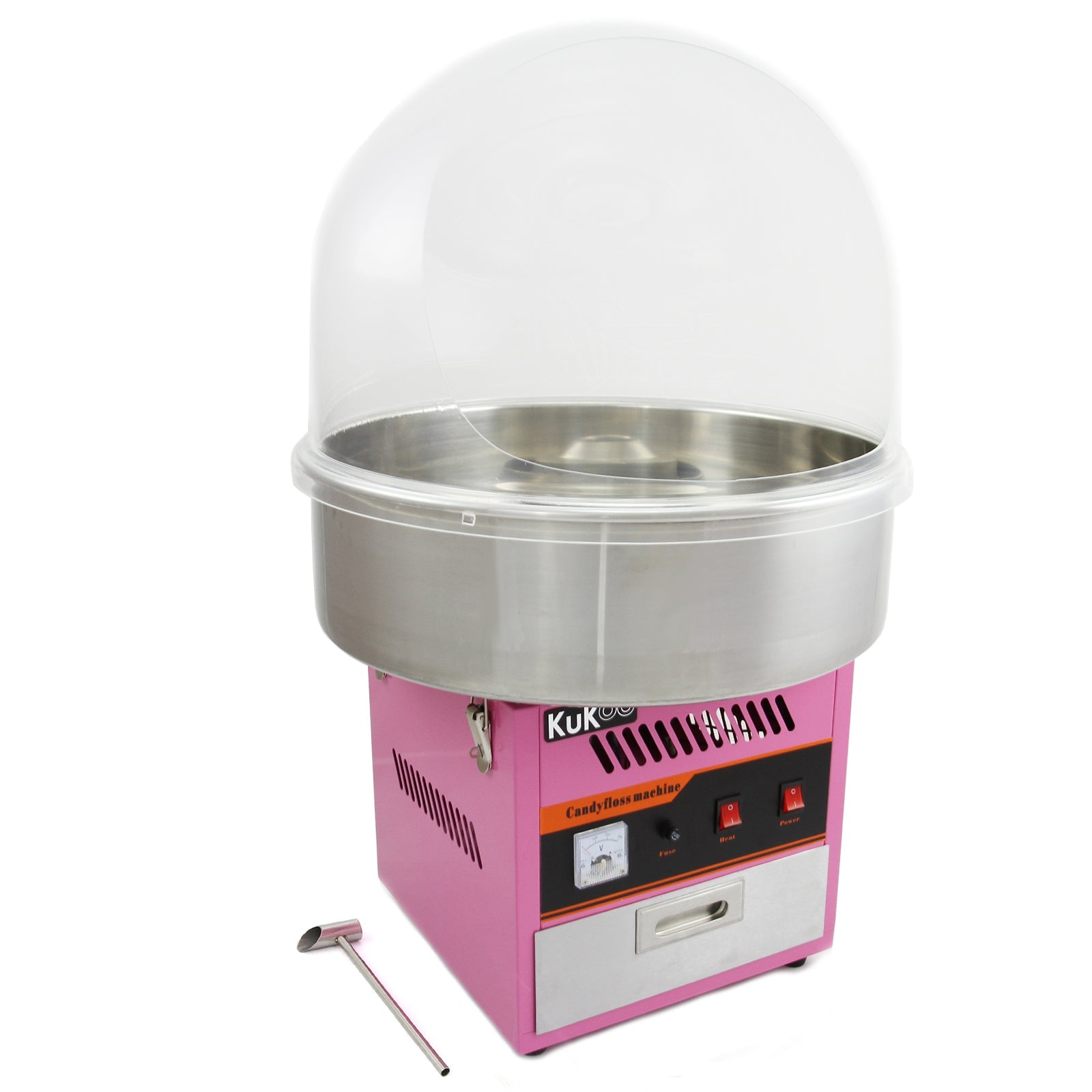 KuKoo Candy Floss Machine & Protective Dome