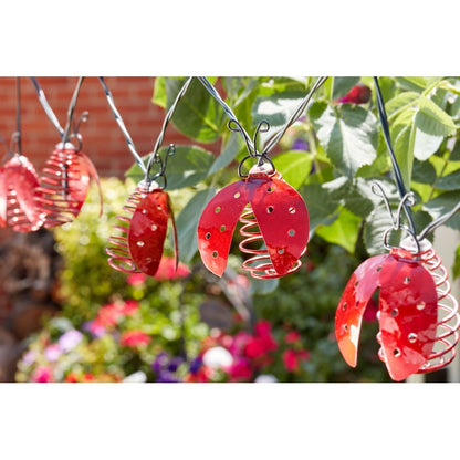 Ladybird Solar Garden String Lights Decoration 10 Warm White LED - 3.8m by Smart Solar