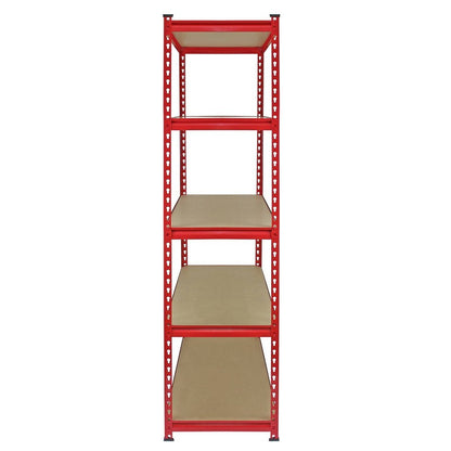 Steel Shelving & Free Mallets 183cm - Red Set of Ten Extra Strong Z-Rax 90cm by Raven