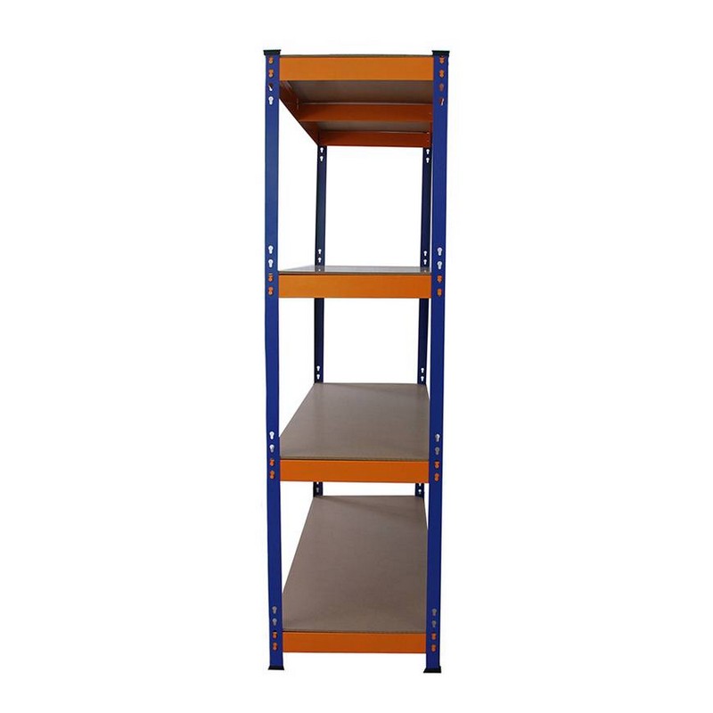 Steel Shelving Units 180cm - Blue & Orange Set Of Five S-Rax 150cm by Raven