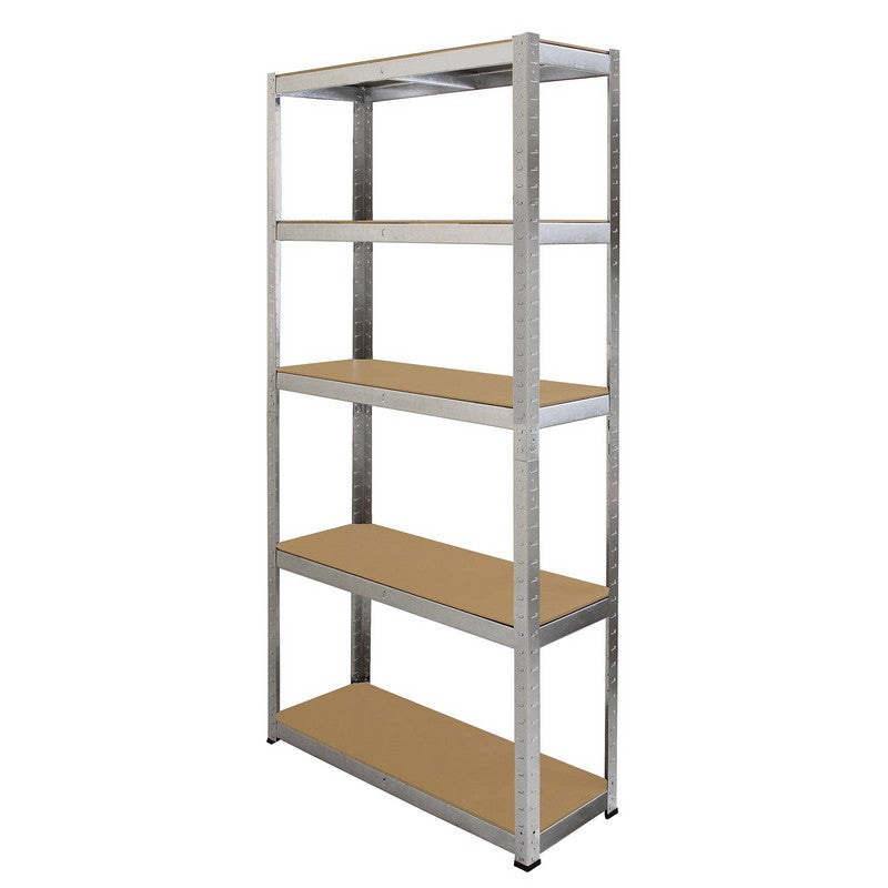 Steel & MDF Shelving Units 180cm - Silver Set Of Ten Galwix 90cm by Raven