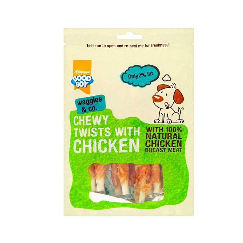 Good Boy Chewy Chicken Twists 100g