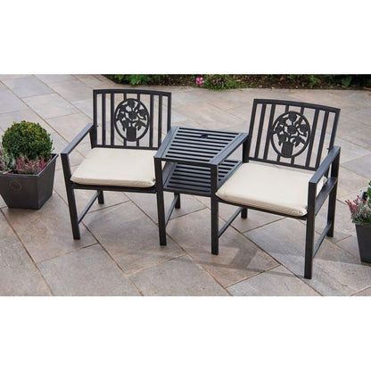 Coalbrookdale Duo Garden Tete a Tete by Greenhurst - 2 Seats