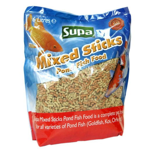 Supa Mixed Pond Sticks 6 Litre