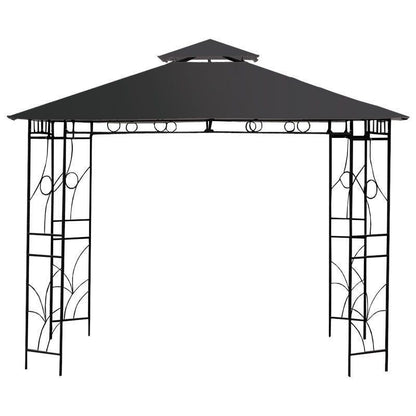 Merion Garden Gazebo by Croft with a 3 x 3M Charcoal Canopy - Croft Home & Garden