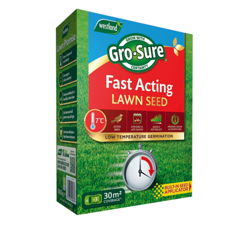 Gro-Sure Fast Acting Lawn Seed - 30sqm