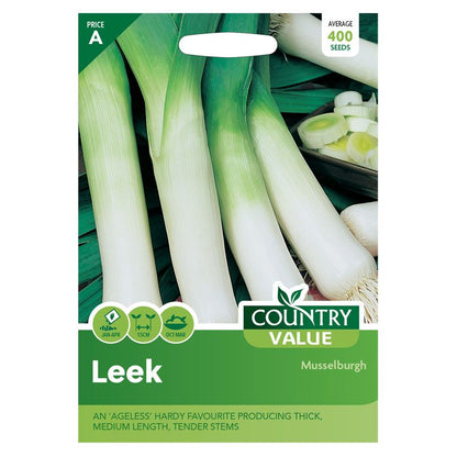 Country Value Leek Musselburgh Seeds