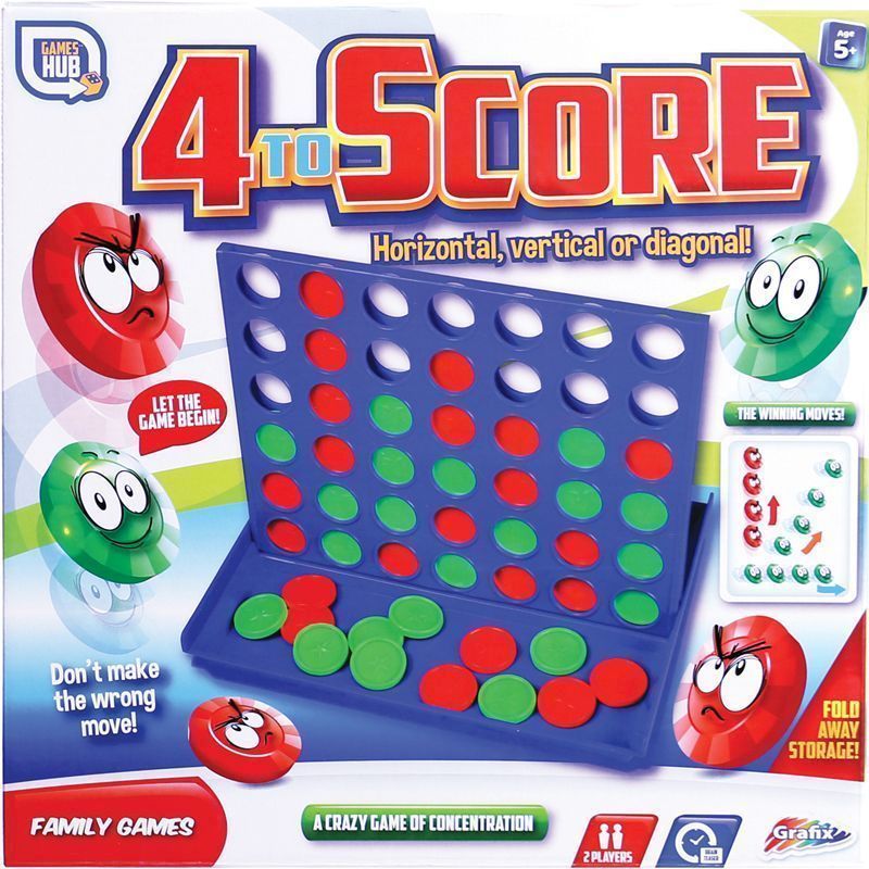 Games Hub 4 To Score Board Game