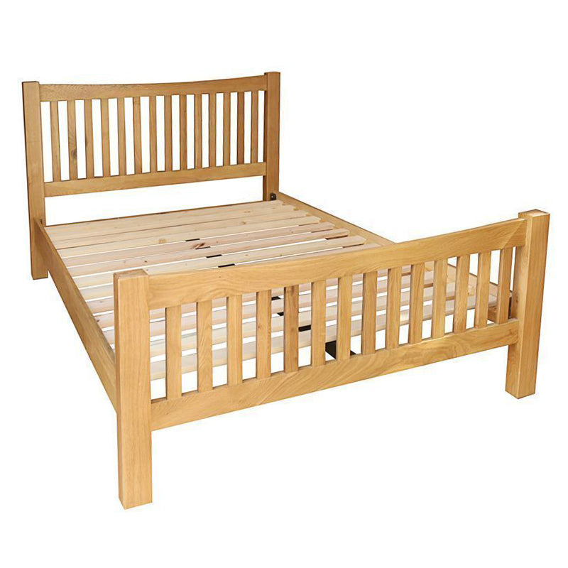 Cotswold Oak Double Bed Natural 5 x 7ft