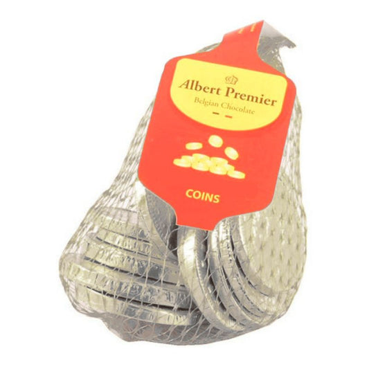 White Chocolate Coins 100g