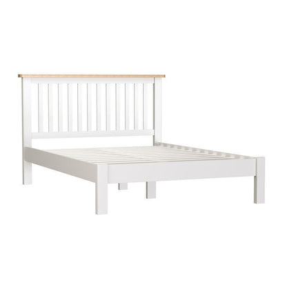 Jasmine Double Bed Pine White 5 x 7ft