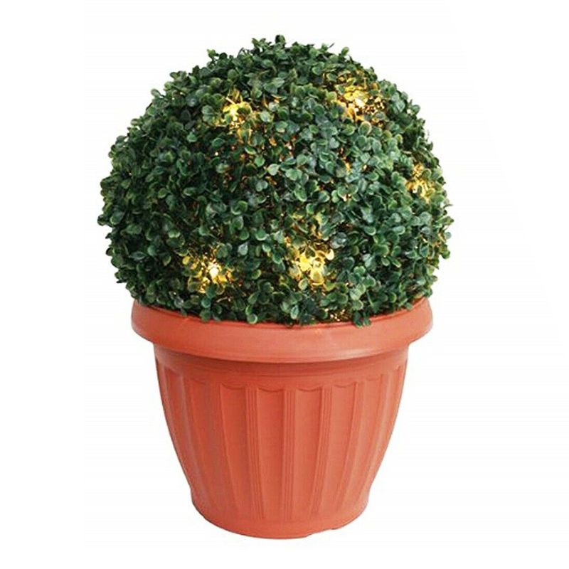 Solar Garden Light Topiary 30 Warm White LED - 35cm by Bright Garden