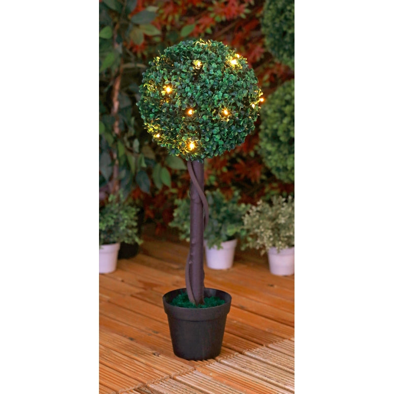 Solar Garden Light Topiary 20 Warm White LED - 70cm by Bright Garden