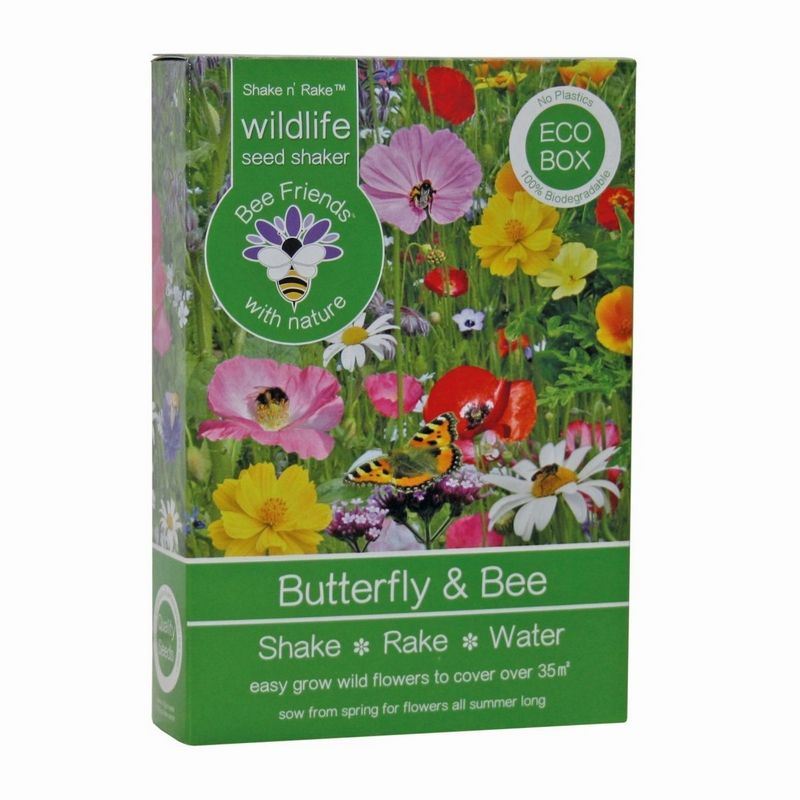 Butterfly & Bee Seed Shaker Box