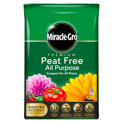 Miracle-Gro Premium Peat Free All-Purpose Compost 40 Litre