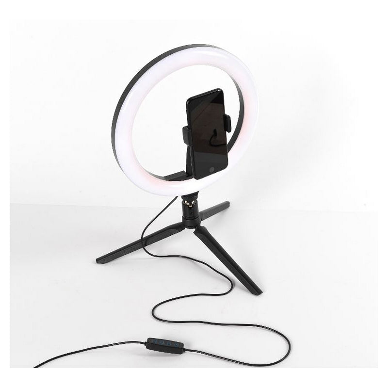 Intempo Desktop Selfie Light With Phone Holder And Stand