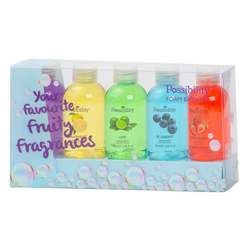 Possibility Fruity Foam Bath Set 70ml x5