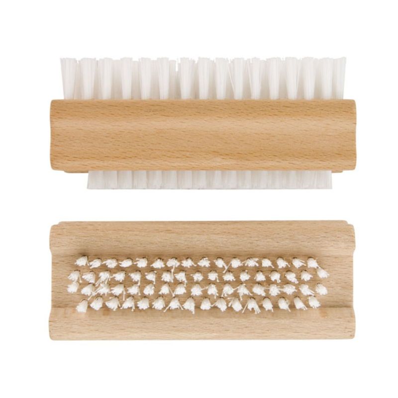 Wooden Double Sided Nail Brush