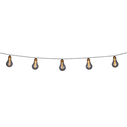 Solar Garden String Lights Decoration 10 Warm White LED - 2m by Bright Garden