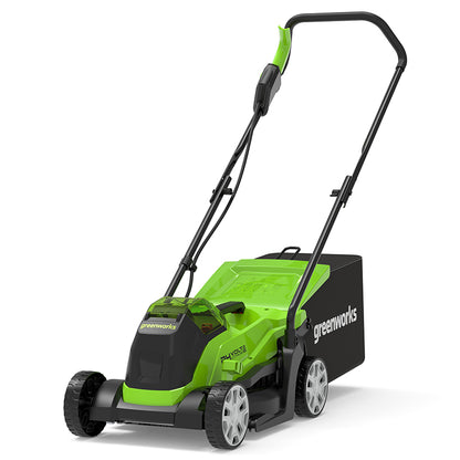 Cordless Electric Lawnmower By Greenworks 24V - 33cm Cutting Width