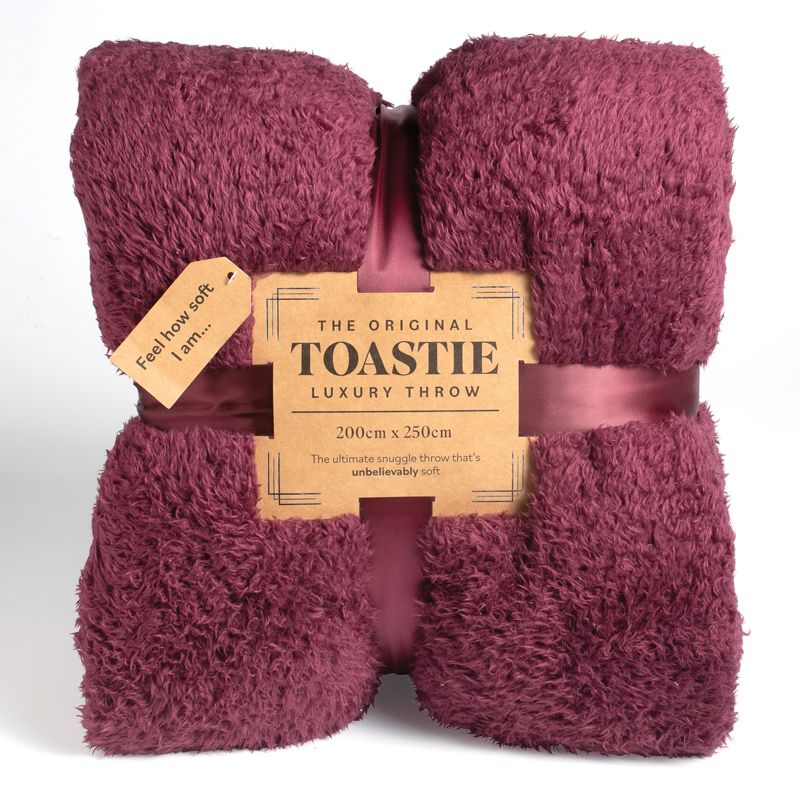 Original Toastie Luxury Throw Plum 200x250cm