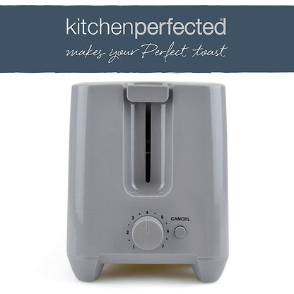 Extra Wide Slot Toaster By KitchenPerfected - Grey