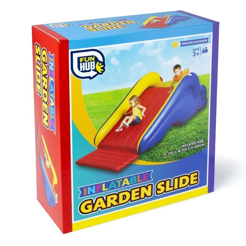 Inflatable Garden Slide Multicoloured - 1m Height