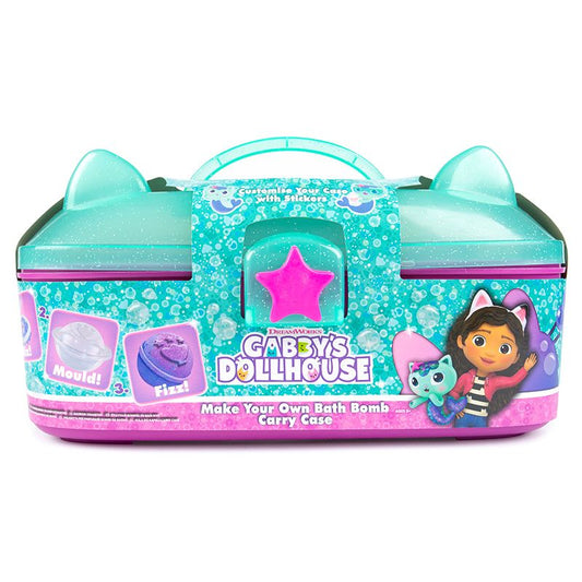 Gabby's Dollhouse Make Your Own Bath Bomb Set With Carry Case