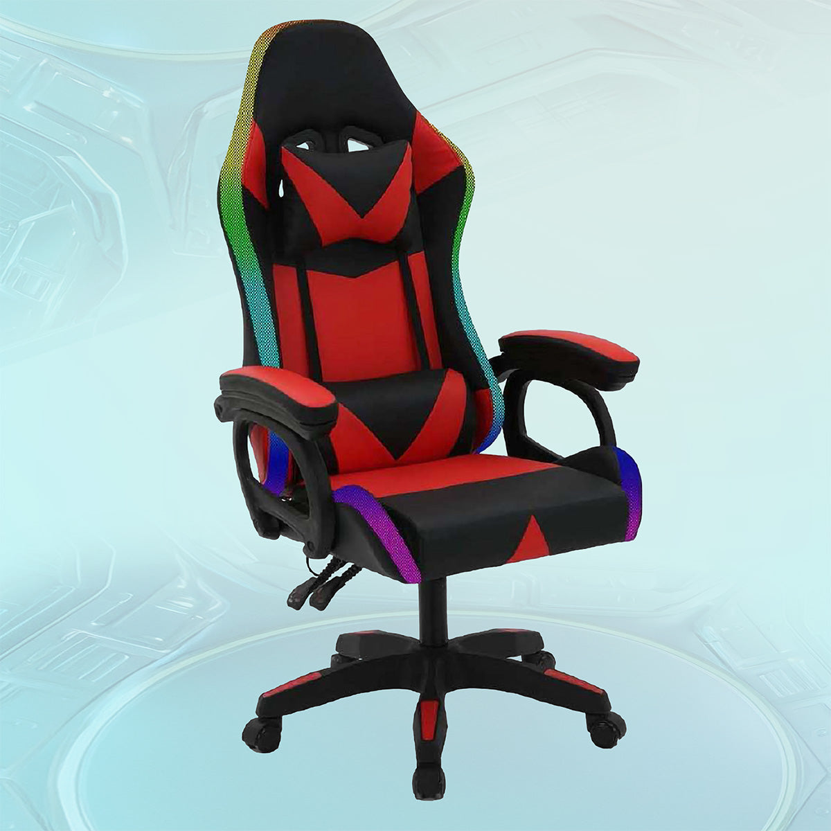 Essentials Gaming Chair Black & Red + FREE Gaming Desk