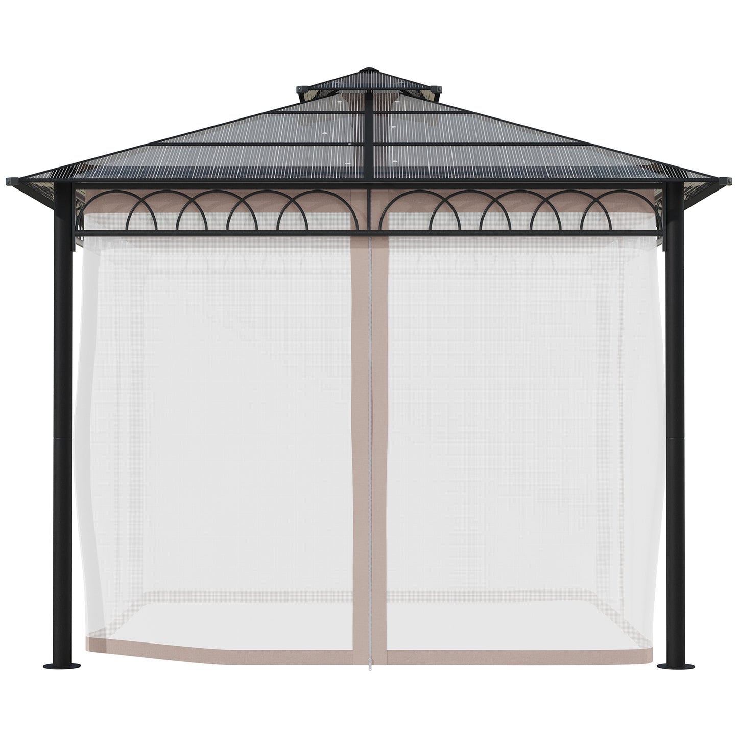 Outsunny 3 x 3 (m) Outdoor Polycarbonate Gazebo