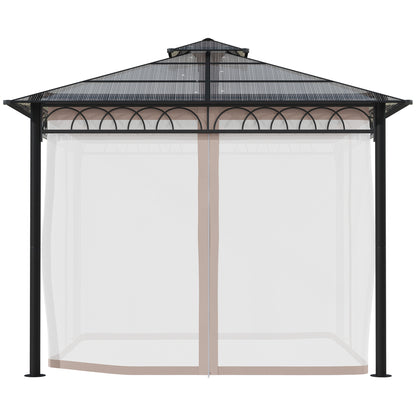 Outsunny 3 x 3 (m) Outdoor Polycarbonate Gazebo