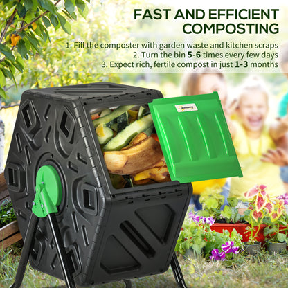 Outsunny 65L Garden Compost Bin