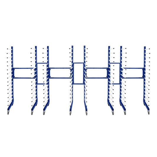 Combi Spray Drying Rack Trolley x 4 & 3 Connectors