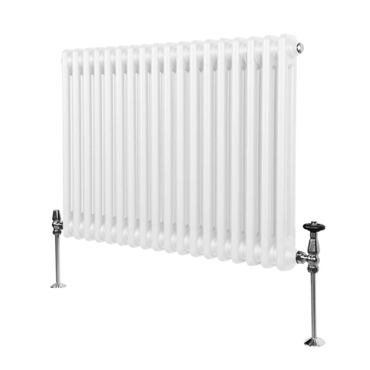 Traditional 2 Column Radiator - 600 x 832mm - White