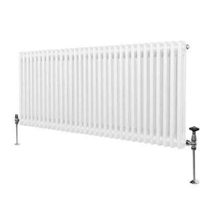 Traditional 2 Column Radiator - 600 x 1462mm - White